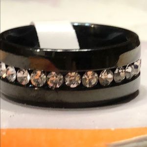 🌺 Stainless Steel Titanium Eternity Ring